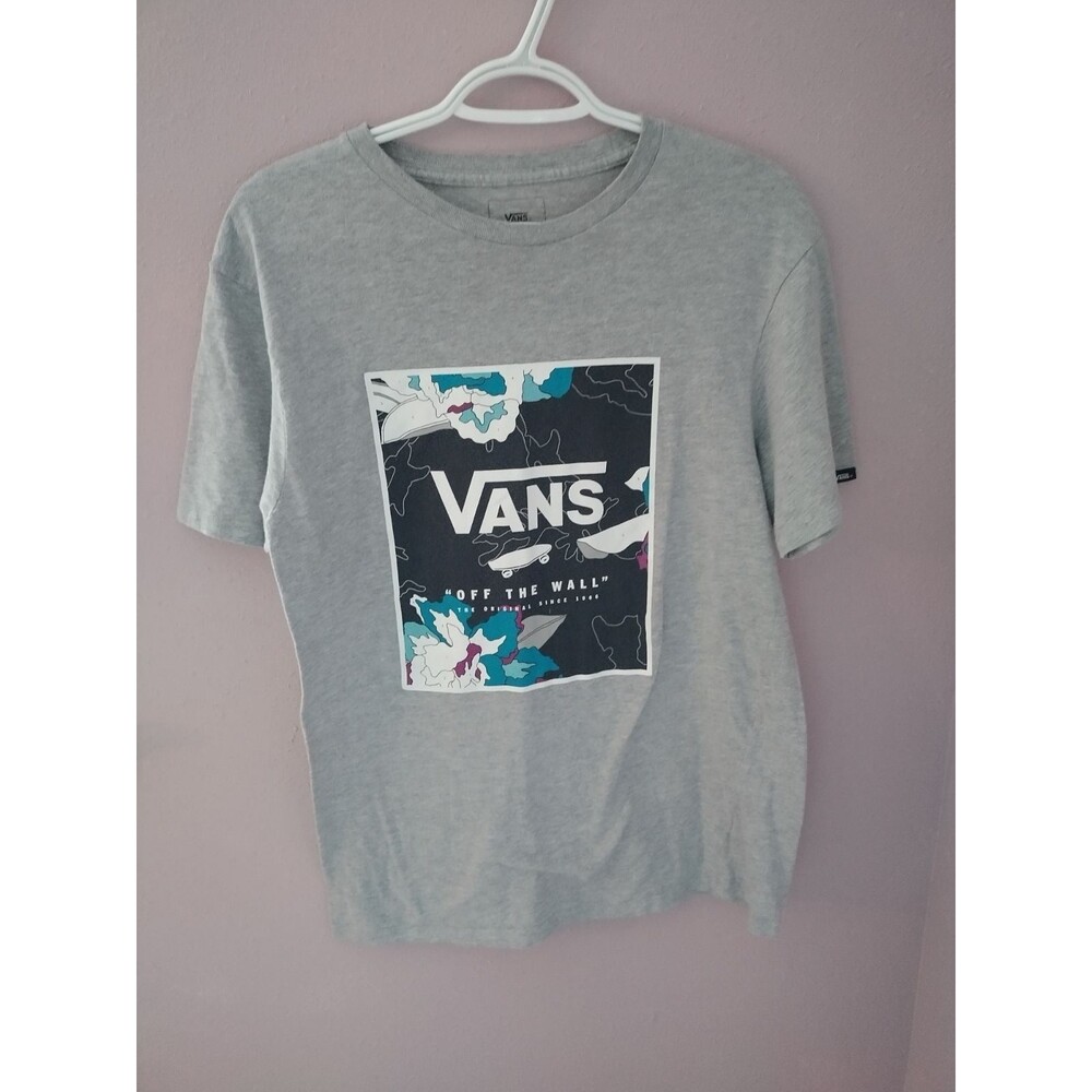 Vans Off the Wall Original T Shirt Classic Floral Paint by Number Size Medium - Picture 2 of 9